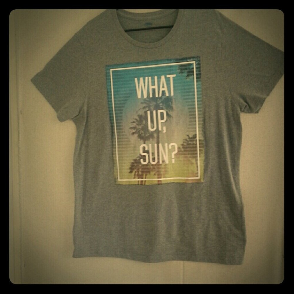 Graphic T Shirt  Grey Old Navy XL